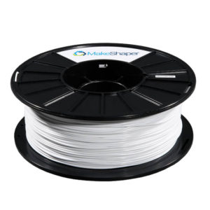 spool of white PLA filament